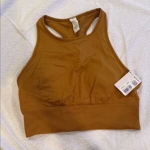 Lululemon Ebb to Train Sports Bra.  Sand Brown. Size 6. NWT!